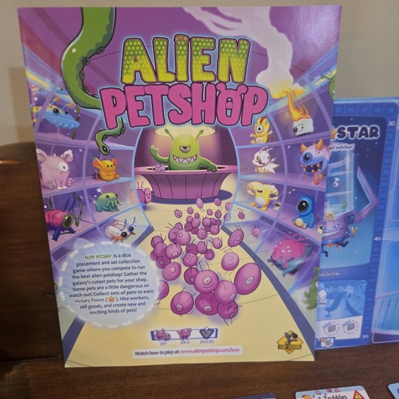 Alien Petshop | Ogre Crossing Board Game 100% Complete EUC Alien Pet Shop Game - Picture 5 of 15
